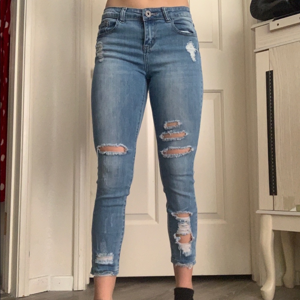 Women’s Blue Skinny Jeans